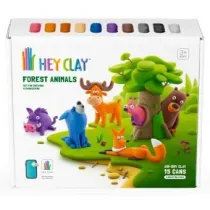 Masa plastyczna Hey Clay Zwierz�ta le�ne zestaw 15 kolor�w Tm Toys