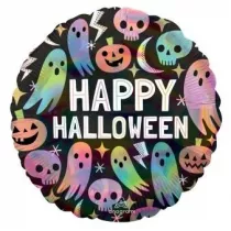 Amscan Balon foliowy Pastel Halloween Holographic 43cm