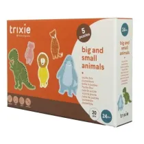 Puzzle Du�e i ma�e zwierz�ta 5 uk�adanek Trixie Baby