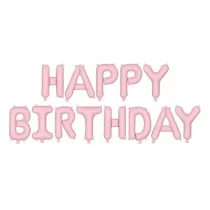 PartyDeco Balon foliowy Happy Birthday r� 340x35cm