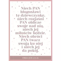 Koinonia Kartka - Niech Pan b�ogos�awi t� dziewczynk�...