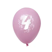 Arpex Balon dekoracyjny z nadrukiem cyferki 4 K7912