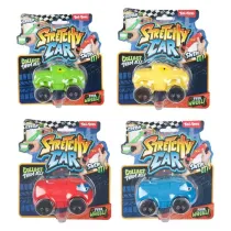 Samochd gniotek z plastikowymi koami - 4 kolory Omega Toys