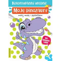 Moje dinozaury. Kolorowanki wodne