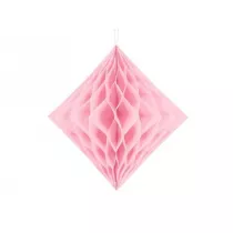 Diament bibuowy jasny rowy 30cm