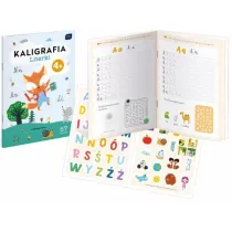Kolorowanka A4/16K z naklejkami Litery + zadania