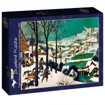 Puzzle 1000 el. Brueghel, My�liwi na �niegu Bluebird Puzzle