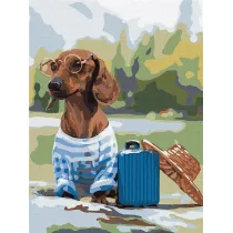 Ideyka Malowanie po numerach - Ma�y podr�nik 30x40cm