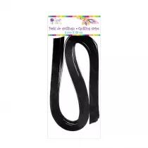 Dalprint Paski do quillingu 3 mm czarne
