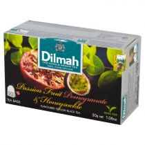 Dilmah Cejlońska czarna herbata z aromatem marakui granatu i wiciokrzewu 20 x 1,5 g