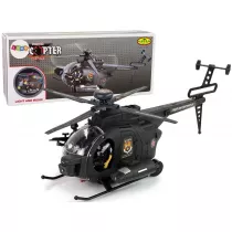 Helikopter wojskowy ze wiatem na baterie Leantoys