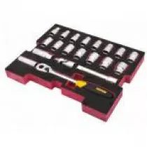 Stanley Zestaw kluczy 20 el. 1/2" wkadka piankowa do t-stack