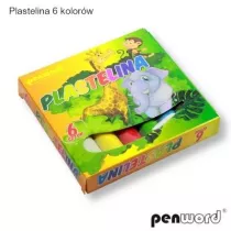 Penword Plastelina 6 szt.