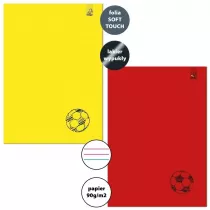Bee-bee Zeszyt A4/32K 3-linie kolor 90g Goal (6szt)
