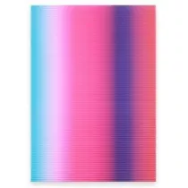 Penword Tektura A4 falista rainbow 10 szt.