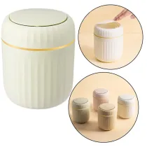 LeanToys Kosz Na �mieci Mini Otwierana Pokrywa zielony