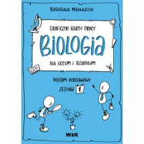 Biologia. Graficzne karty pracy dla liceum i technikum. Poziom podstawowy. Zestaw 1