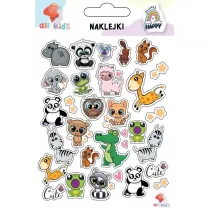 All4Kids Naklejki dla dzieci Wesoe zwierztka