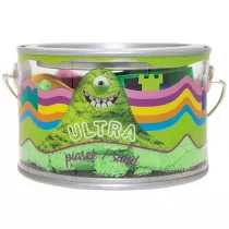 Ultra Piasek zielony - puszka 200g + 5 foremek Zwierzaki Epee