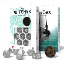 The Witcher Ciri, zestaw koci, mglisty, biay Q-Workshop