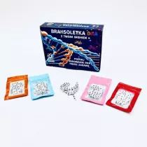 Bransoletka DNA z twoim imieniem Science Boards