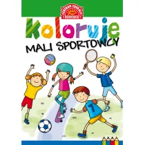 Koloruj. Mali sportowcy