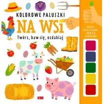 Na wsi. Kolorowe paluszki