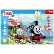 Puzzle Maxi 24 el.Tomek i Percy na torach Trefl