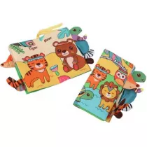 Ksi��eczka edukacyjna szeleszcz�ca d�ungla LeanToys