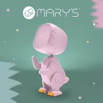Marys Budzik silikon USB Robo Dino r�owy 9X8X17 ECO LIGHT MW61057