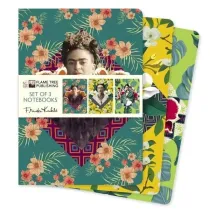 Flame Tree Zestaw 3 notatnik�w A5 Frida Kahlo