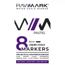 Rawmark Markery kredowe pastelowe 8 szt.
