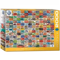 Puzzle 2000 el. The VW Groovy Bus Eurographics