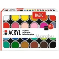 Marabu Farby akrylowe Basic 18ml 24 kolory