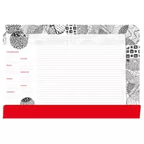 Tetis Podkad na biurko notes B3 - mandala do kolorowani
