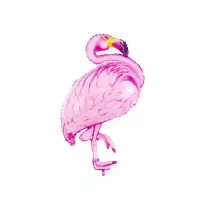 PartyDeco Balon foliowy Flaming rowy 70x95 cm