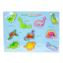 Ukadanka puzzle drewniane dinozaury Adar