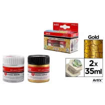 Artix Farba akrylowa zoty 35ml + rodek tworzcy