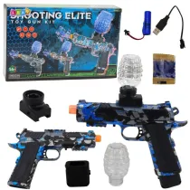 Pistolet elektryczny na kulki wodne grafitti nieb Leantoys