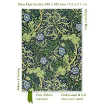 Flame Tree Notatnik quatro linia TW Wodorosty William Morris