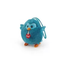 Charm niebieski ptak Trudi