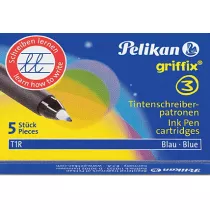 Pelikan Griffix Roller wkad niebieski 5 szt.