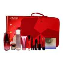 Shiseido Zestaw Power Infusing Concentrate + Power Infusing Krem do r�k + Uplifting And Firming Cream + Uplifting And Firming Eye Mask X2 + Instant Eye And Lip Makeup Remover + Shimmer Gelgloss + Kajal + Mascara 01 + Ginza 50 ml + 40 ml + 20 ml + 125 ml + 9 ml + 0.8 g + 11.5 ml + 7 ml + 2 szt.