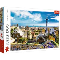 Puzzle 1500 el. Park Gell, Barcelona Trefl