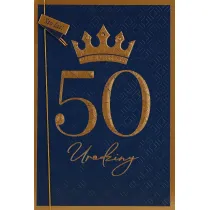 Karnet okazjonalny B6 z kopert� 50 Urodziny PAN DRAGON HM200-3037