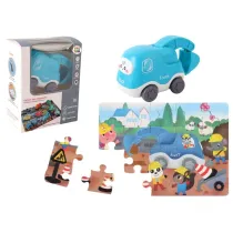 Auto puzzle Przygoda drogowa koparka Pro Kids
