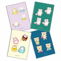 Zeszyt A4/32K kratka 80g (4 szt) NARCISSUS