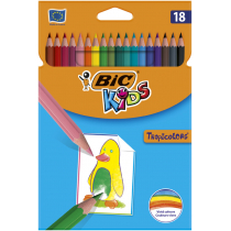 Bic Kredki Kids Tropicolors 2 18 kolorów