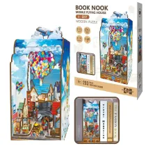Puzzle Ksi��kowy zak�tek. Lataj�cy domek Askato