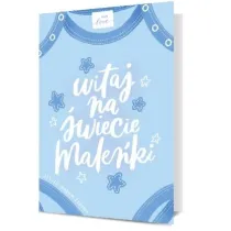 Pan Dragon Karnet B6 Narodziny niebieskie - witaj na �wiecie male�ki K.B6-1811